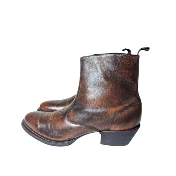 NWOB LAREDO Fletcher Brown Leather Boot Size 10.5D - Picture 4 of 10